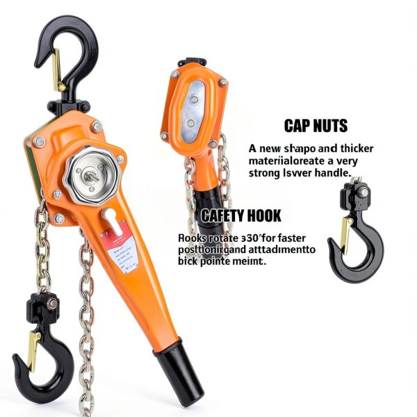 Lever Chain Hoist 3300 lbs 20 ft G80 Steel Ratchet by KITUYOTO-2