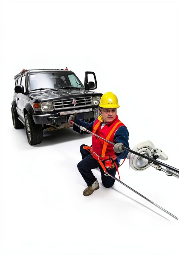 Come Along Winch JIAJU 2T Ratchet Puller with 12FT Steel Cable-8