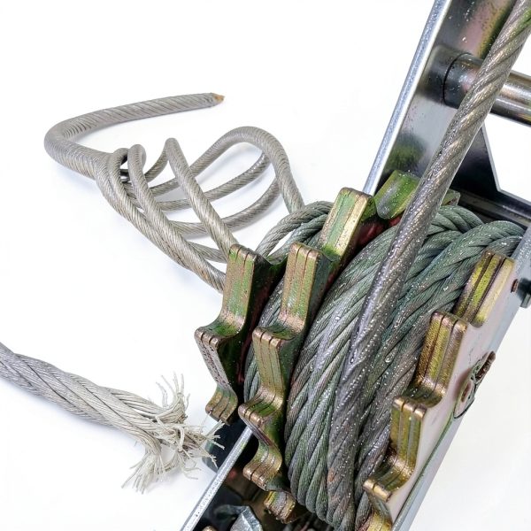 Come Along Winch JIAJU 2T Ratchet Puller with 12FT Steel Cable-7