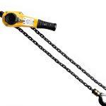 YELLOW LIFTING 3/4 Ton Chain Come Along Lever Hoist 15FT Self-Lock-0