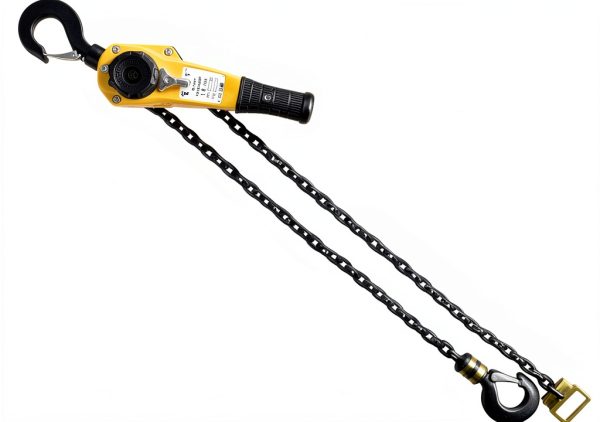 YELLOW LIFTING 3/4 Ton Chain Come Along Lever Hoist 15FT Self-Lock-0