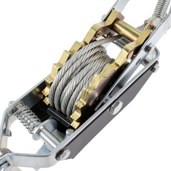 Come Along Winch JIAJU 2T Ratchet Puller with 12FT Steel Cable-6