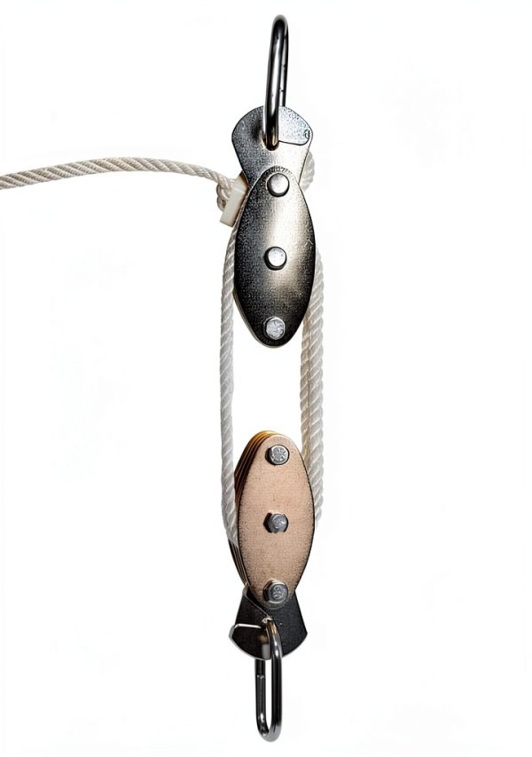 Stansport Indoor and Outdoor Pulley Hoist Model 884 Silver-0