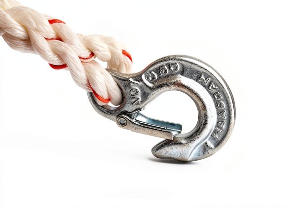 Maasdam 3/4 Ton Rope Puller with 20ft 0.5in Rope Ratchet Hoist-5