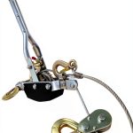 FT Come Along Winch Heavy Duty, 5 Ton (11,023 lbs), 10ft Steel Cable, 3 Hooks, Come Along Tool with Dual Gears, Automotive Hoist Cable Puller for Recovery Gear, Vehicle, Fence (Upgraded Version)-0