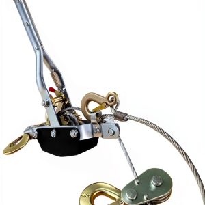 FT Come Along Winch Heavy Duty, 5 Ton (11,023 lbs), 10ft Steel Cable, 3 Hooks, Come Along Tool with Dual Gears, Automotive Hoist Cable Puller for Recovery Gear, Vehicle, Fence (Upgraded Version)-0