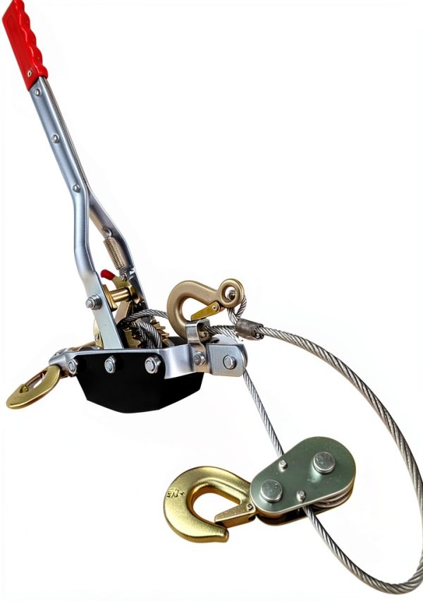 FT Come Along Winch Heavy Duty, 5 Ton (11,023 lbs), 10ft Steel Cable, 3 Hooks, Come Along Tool with Dual Gears, Automotive Hoist Cable Puller for Recovery Gear, Vehicle, Fence (Upgraded Version)-0