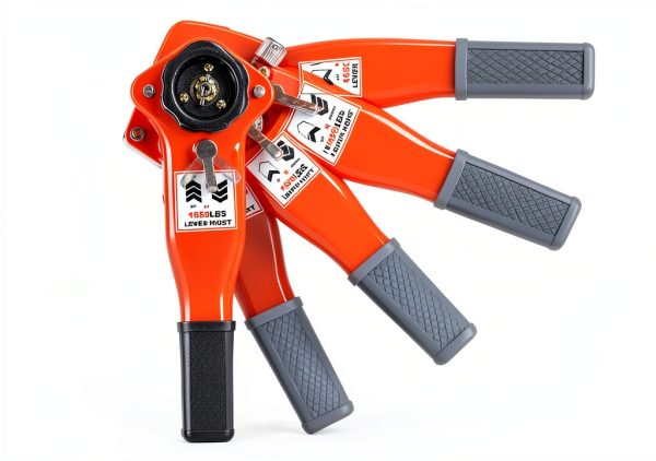 Lever Chain Hoist 1650lbs 10ft 3/4 ton Come Along Ratchet Puller Hoists for Heavy Duty Lifting-4
