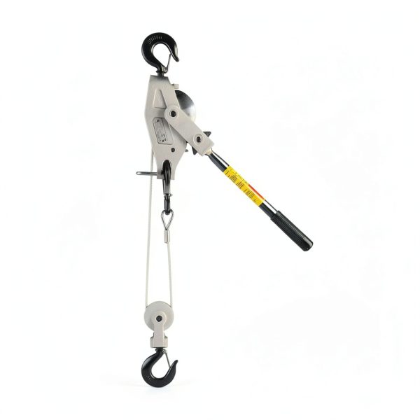 Lug-All 2250-20 Industrial-Grade Cable Come Along Ratchet Winch Hoist Featuring Double or Single Line Lift Capabilities With 1 1/8 Ton Capacity-0