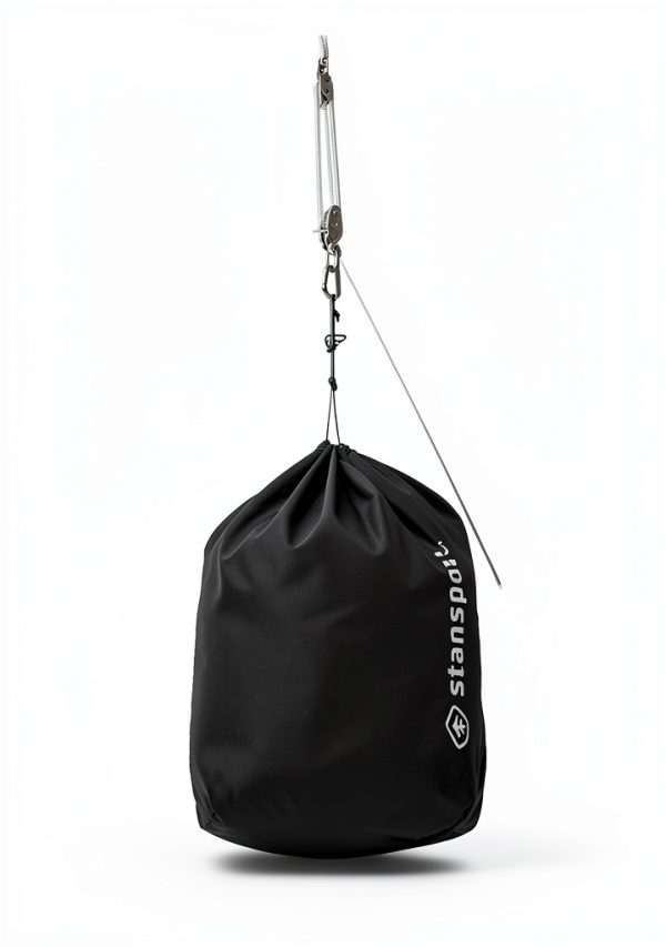 Stansport Indoor and Outdoor Pulley Hoist Model 884 Silver-3