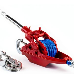 Wyeth Scott 3-35-A-SLT 3 Ton More Power Puller Winch w/ 35' AmSteel Blue Rope-0