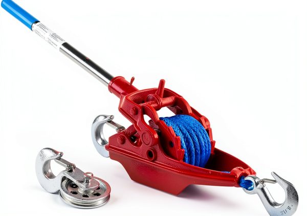 Wyeth Scott 3-35-A-SLT 3 Ton More Power Puller Winch w/ 35' AmSteel Blue Rope-0