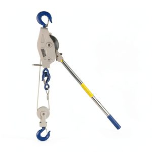 Lug-All 4000-20 Industrial-Grade Cable Come Along Ratchet Winch Hoist Featuring Double or Single Line Lift Capabilities With 2 Ton Capacity-0